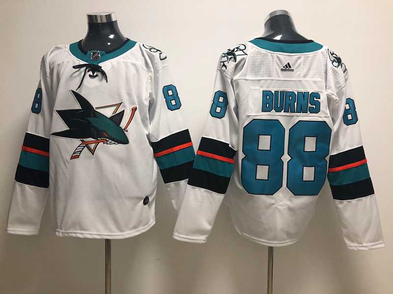 Sharks 88 Brent Burns White Adidas Jersey,We sell and wholesale Sharks 88 Brent Burns White Adidas Jersey on line form chian!